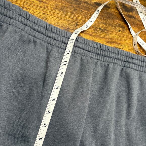 Fruit of the Loom Size XL Vintage Sweatpants Dark Gray Elastic Leg Pull On - Picture 9 of 15